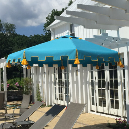 aqua colors umbrella